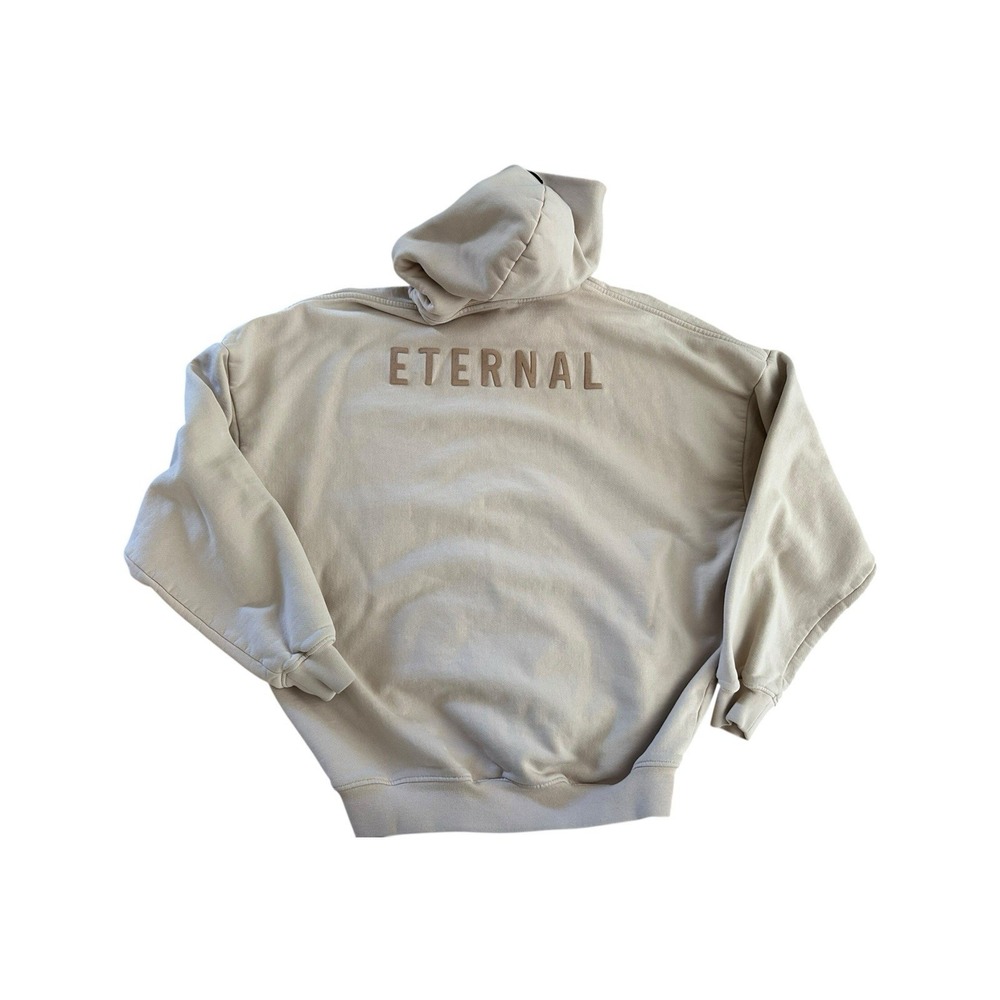 Fear Of God The Eternal Cotton Creme Fleece‎ Hoodie Size Small